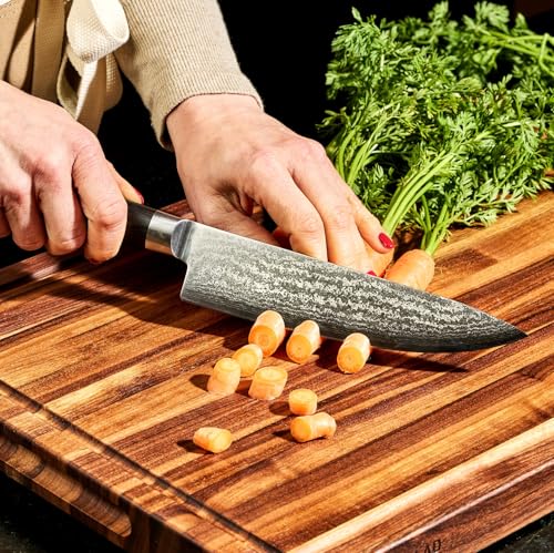 Espresso 6 Piece Japanese Damascus Stainless Steel Knife Set (6 Count)