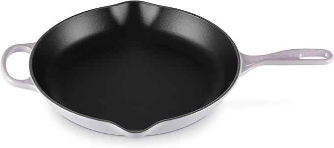 Le Creuset Enameled Cast Iron Signature Iron Handle Skillet, 11.75", Shallot