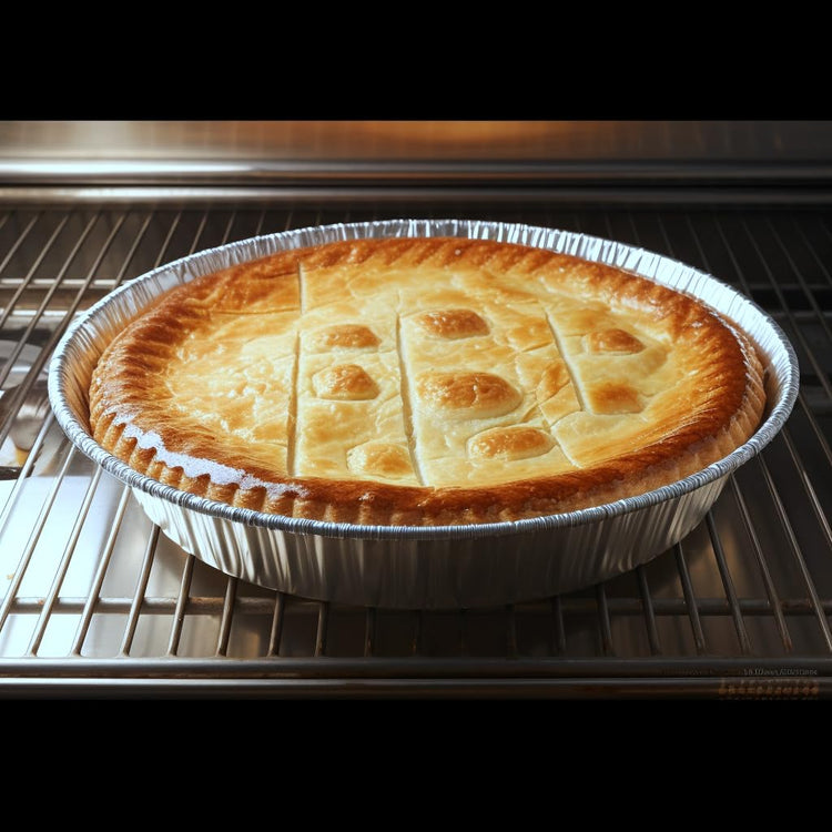 Round Aluminum Pans with Lids