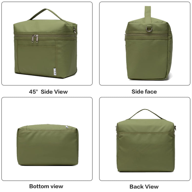 NOL Insulated Lunch Bags for Women Cooler Bag Lightweight Nylon Waterproof Lunch Box for Work