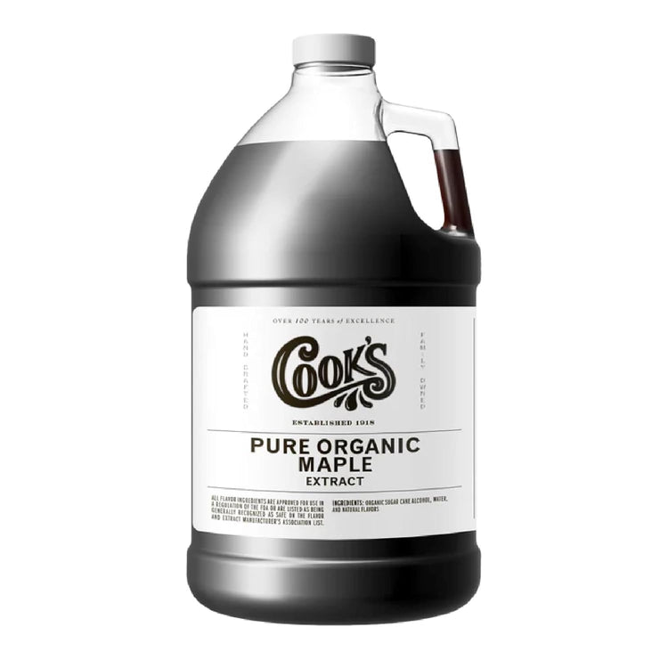 Cook's, Organic Maple Extract, Premium Maple Sap from Vermont's Finest Maple Trees, 128 Ounces (1 Gallon) - Nestoria