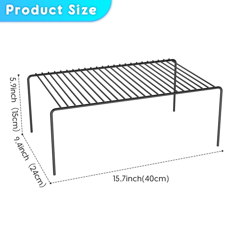 6Pack Cabinet Storage Shelf Rack (6 Count)