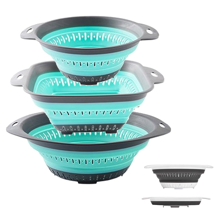Collapsible Colander and Strainer (3 Count)