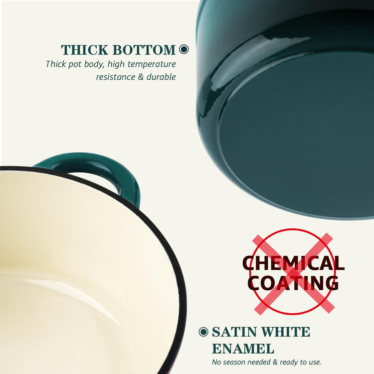Enameled Cast Iron Dutch Oven