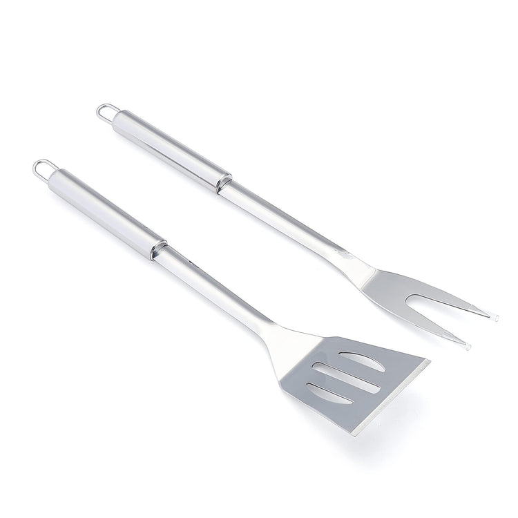 4 Piece Stainless Steel BBQ Grilling Tool Set with Carry Bag (4 Count)