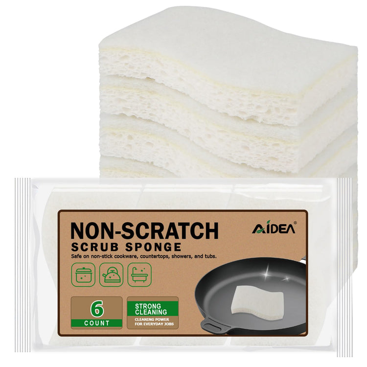Non Scratch Scrub Sponge (6 Count)