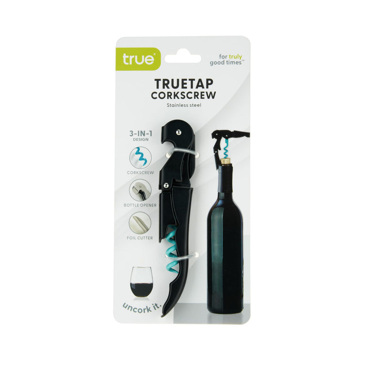 Truetap Double Hinged Waiter's Corkscrew Wine Opener