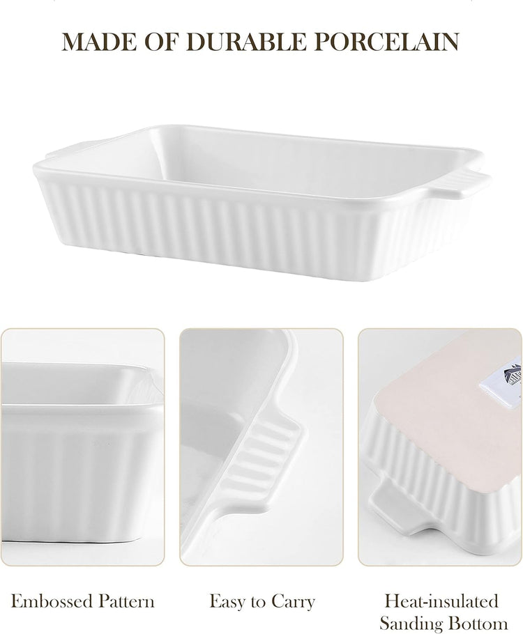 Casserole Dishes for Oven (4 Count)
