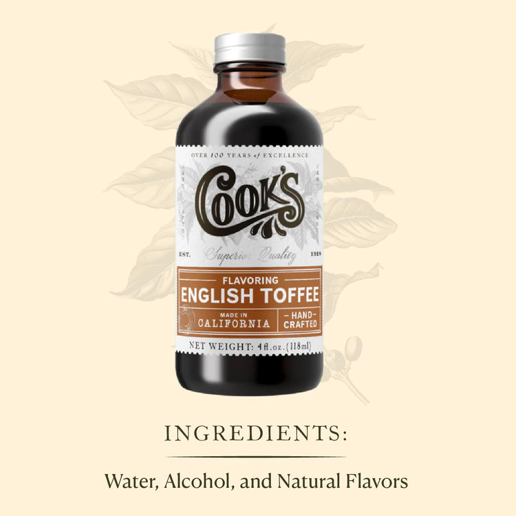 English Toffee Flavoring for Baking (8 Fl Oz)