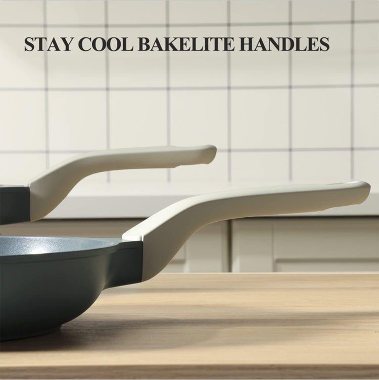 Nonstick Ceramic Frying Pan with Lid
