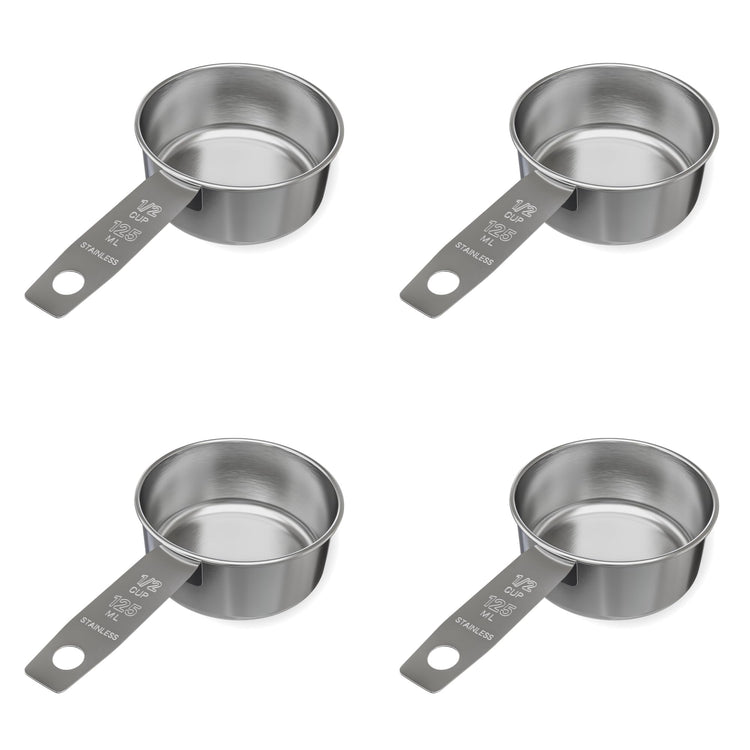 1 2 Cup Stainless Steel Measuring Cup (4 Count)