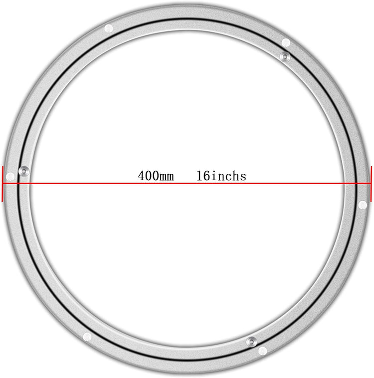 Lazy Susan Hardware Metal Rotating Turntable Bearings Swivel Plate Hardware for Dining-Table and Workbench (16 Inchs) …