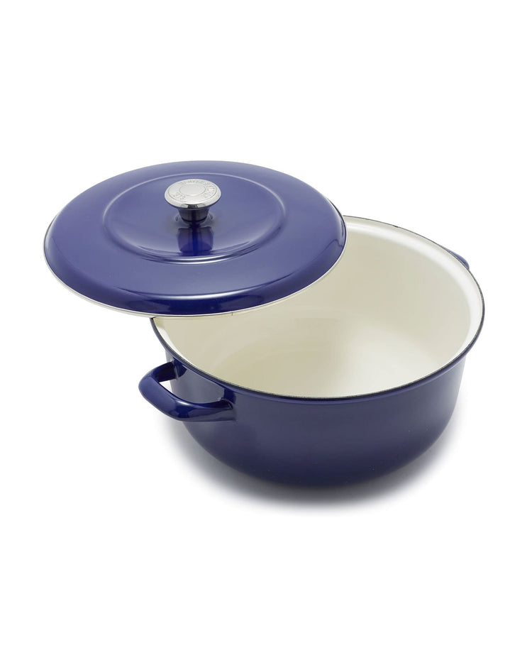 7QT Round Dutch Oven Casserole Pot with Lid