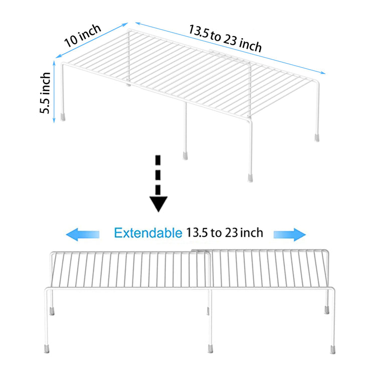 Cabinet Storage Shelf Rack (6 Count)