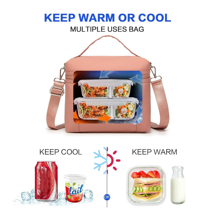 NOL 8L Insulated Lunch Bag for Women