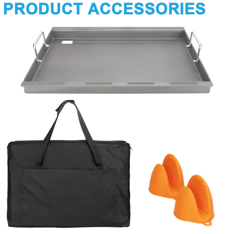 Full Size Griddle Inserts for Weber Spirit 200 & II 200 Series Gas Grills