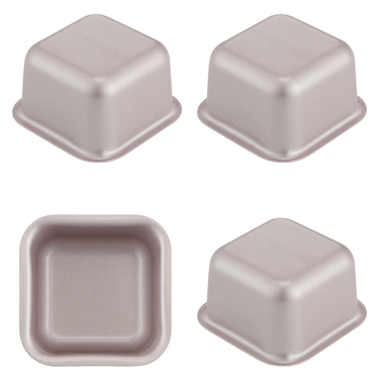 Mini Brownie Cake Pan Set (4 Count)