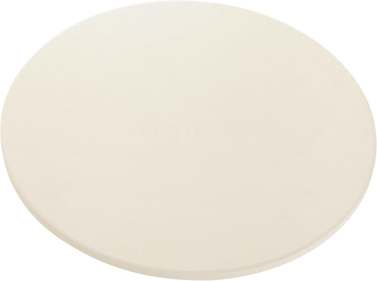 12" Round Pizza Stone, Heavy Duty Cordierite Pizza Pan for Grilling & Pizza Oven, High Temperature Resistant Baking Stone for Pizza, Bread, Meat and More