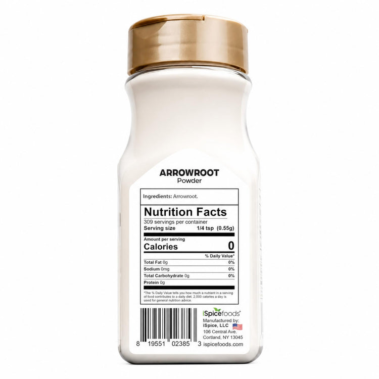 Pure Arrowroot Starch Powder (6 Ounce)