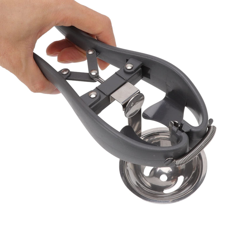 Egg Cracker Automatic Stainless Steel Egg Opener Eggshell Cutter Tool Egg Yolk White Separator Egg Cracking Tool for Baking Cake