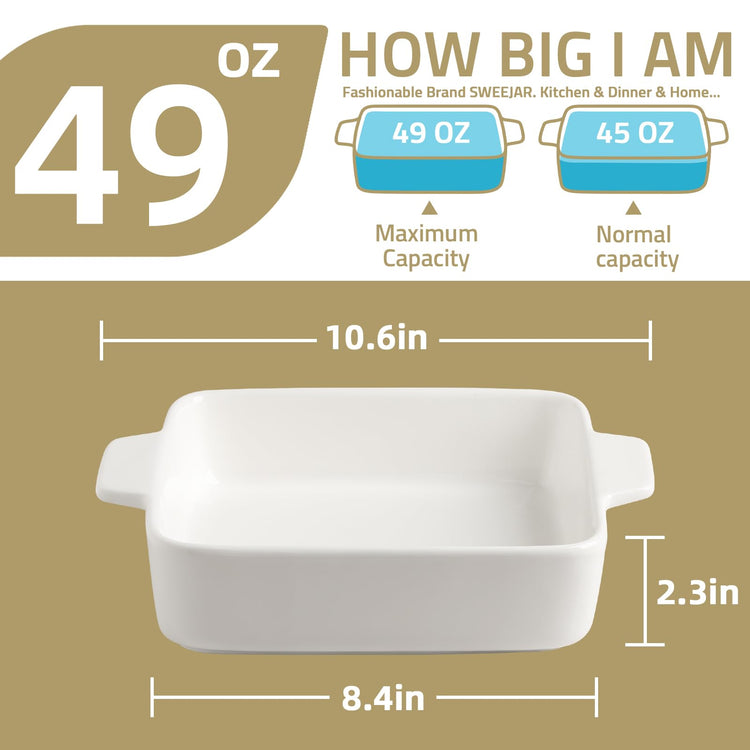 Sweejar Ceramic Baking Dish