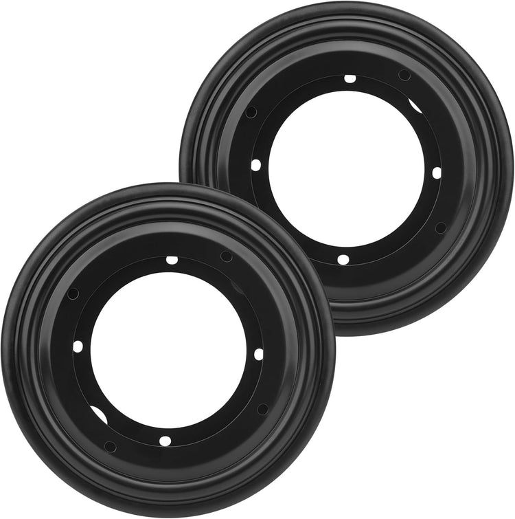 2Pack 5.5" Lazy Susan Hardware 5/16" Thick Round Rotating Bearing Plate, Black Swivel Plate Base 300lbs Capacity Lazy Susan Turntable Bearing Base for Rotating Table, Serving Tray, Kitchen