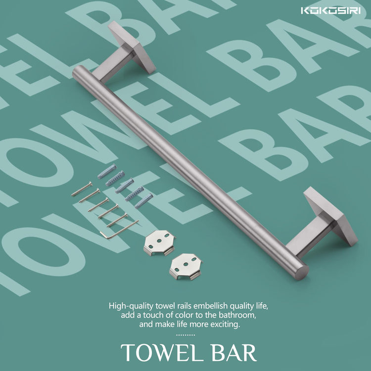 Towel Holder 16 Inch Bathroom Hand Towel Bar for Bath Kitchen Toilet Brushed Nickel Stainless Steel B4005BR