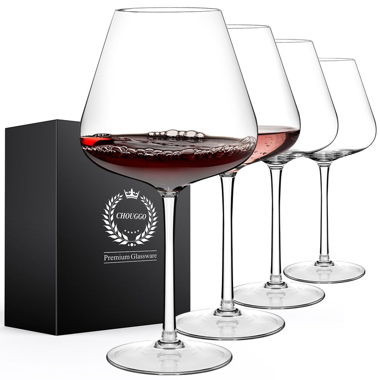 Super Large 28Oz Wine Glasses Set of 4 (4 Count)