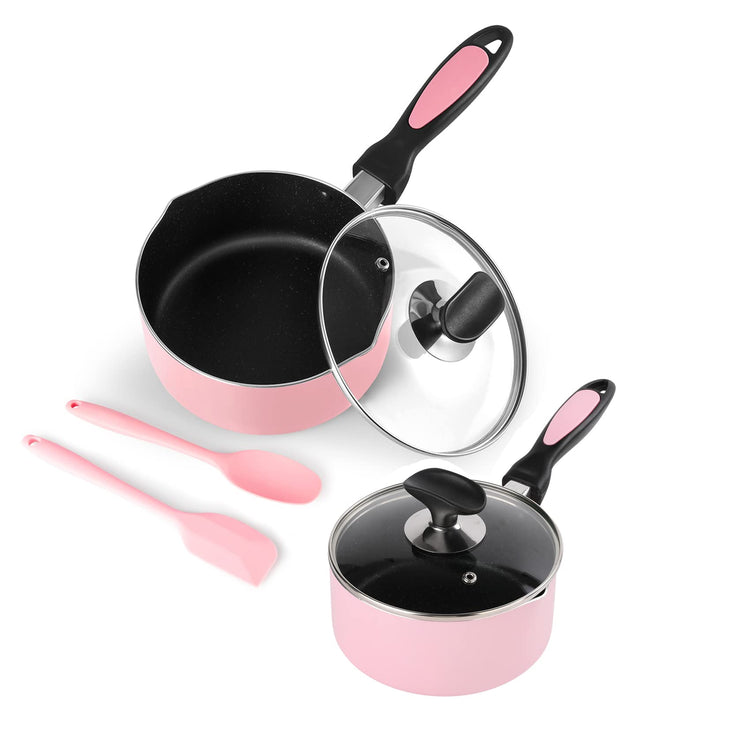 Nonstick Saucepan Set with Lid