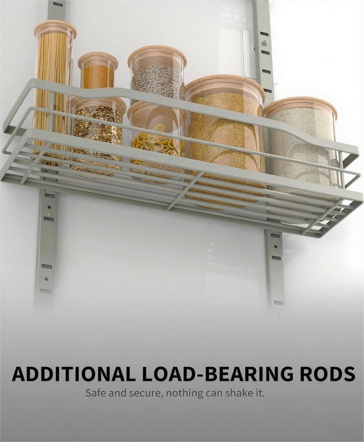 Grey 9 Tier Over The Door Pantry Organizer