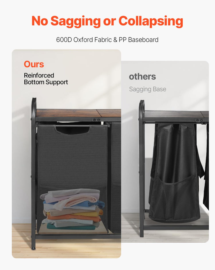 2 Section Laundry Sorter