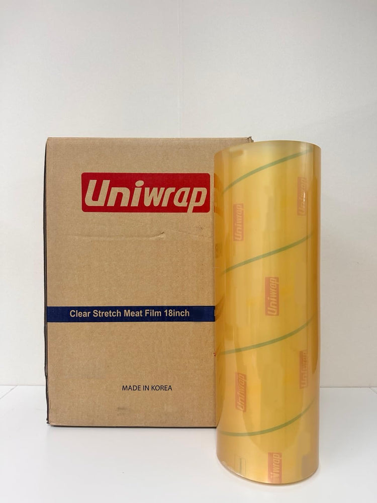 VisionTechShop Uniwrap 2 rolls of Food wrapping Plastic Cling Film for Manual & Automatic Overwrap, 13 micron, 18" x 3379', MADE IN KOREA