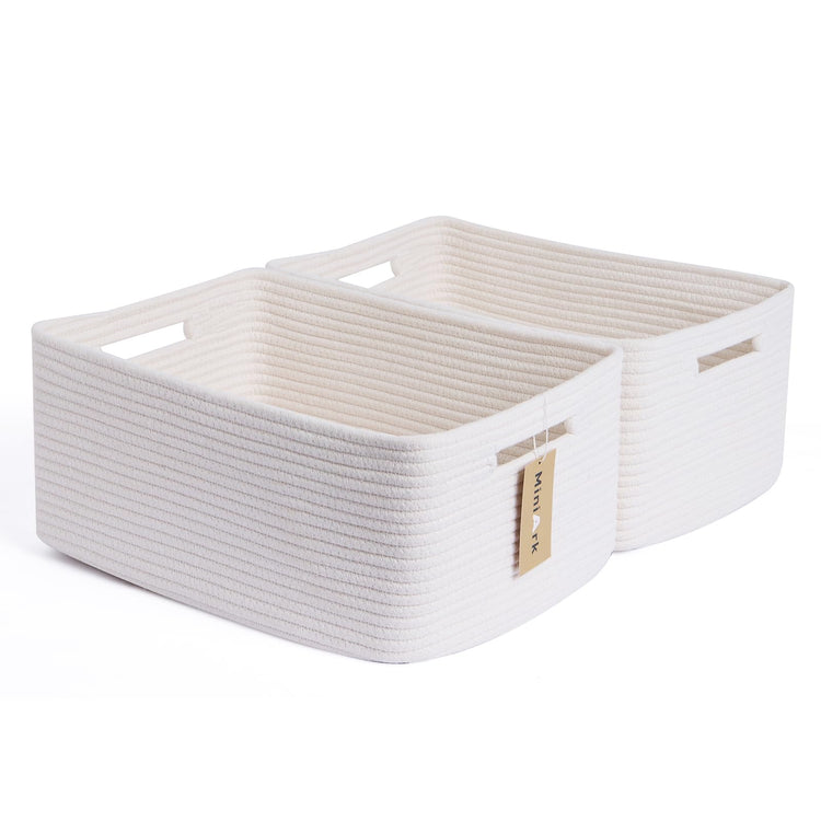 Large Storage Baskets for Shelves (2 Count)
