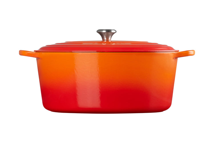 Enameled Cast Iron Oval Dutch Oven