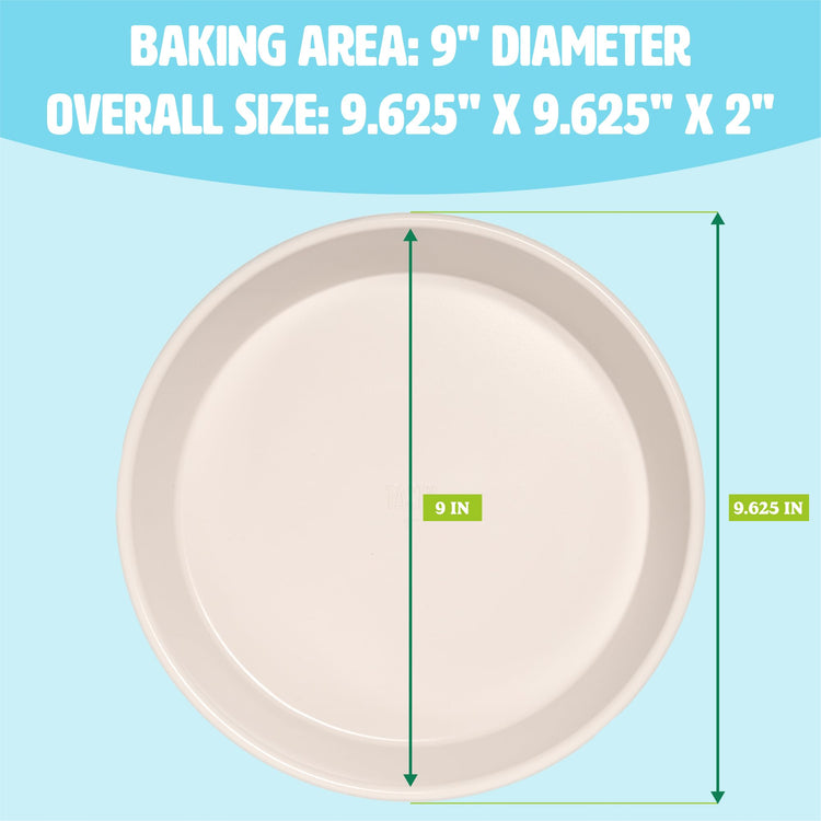 Clean Ceramic Round Cake Pans Set (2 Count)