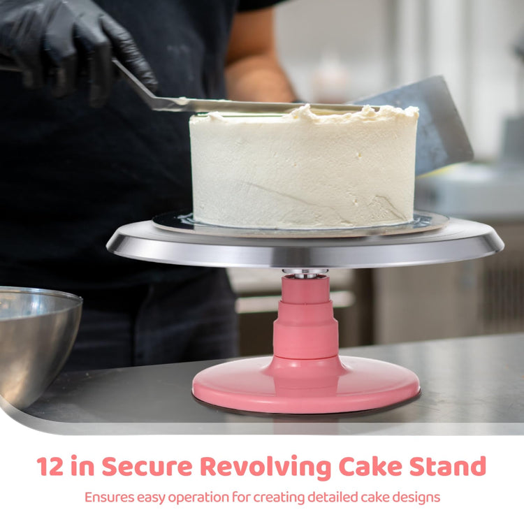 Aluminium Alloy Revolving Cake Stand