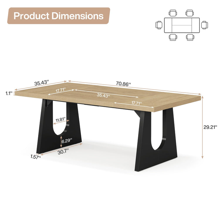 Large Dining Table for 6