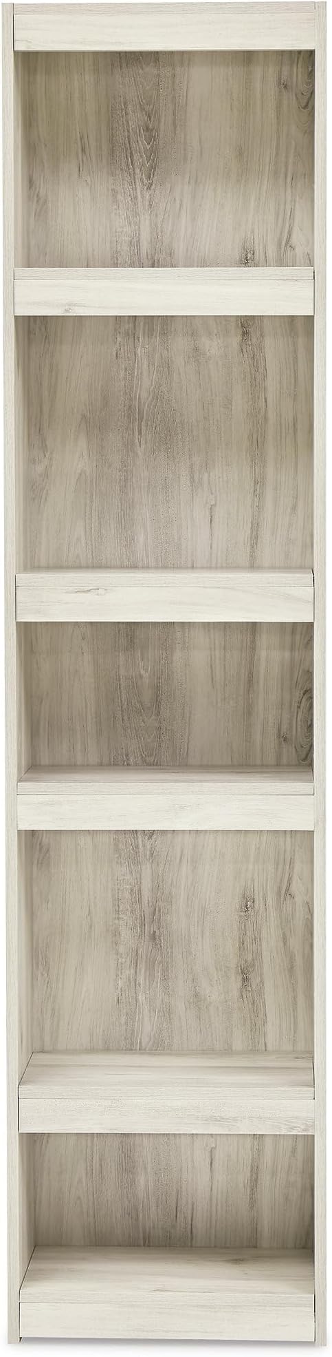 Signature Design by Ashley Bellaby Farmhouse 4-Piece Entertainment Center for TVs up to 69" with Electric Fireplace, Whitewash
