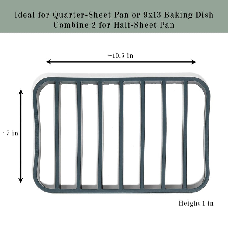 Silicone Roasting Rack Pan Extra Large (2 Count)