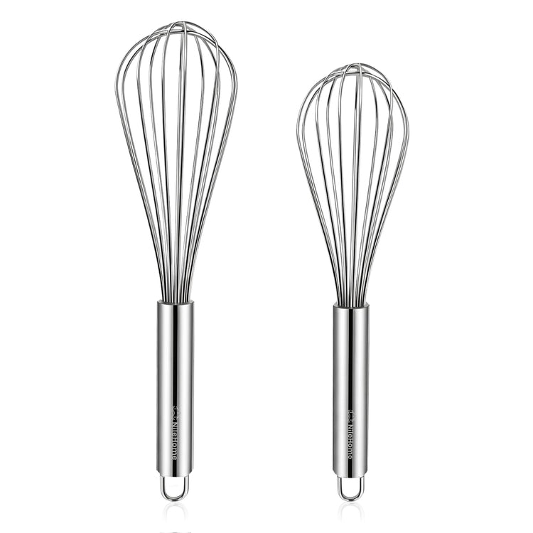 2 Pack Stainless Steel Whisk Set