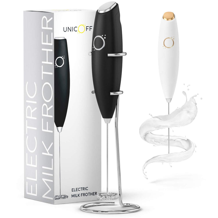 Milk Frother Handheld w Stand