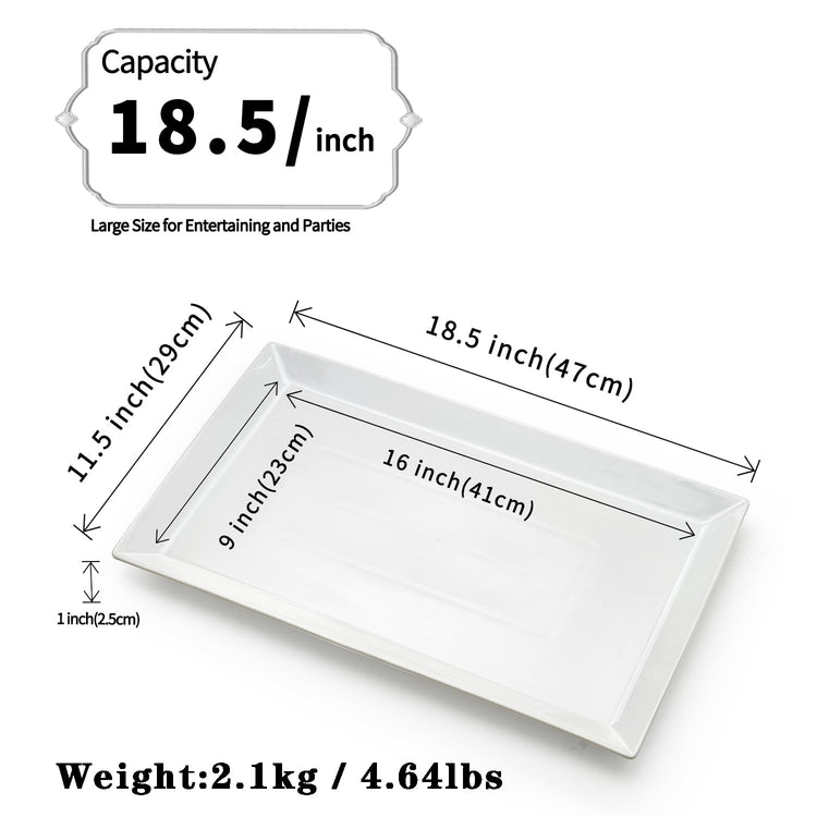MIECOO Large Serving Platter Set of 2 (2 Count)