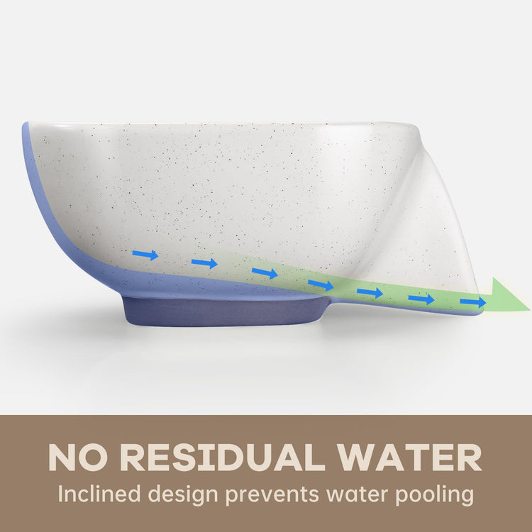 Ceramic Food Strainer with Integrated Drain Spout