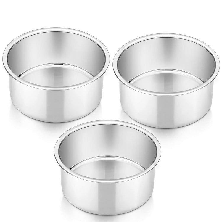 4 Inch Round Cake Pan Set of 3 (3 Count)