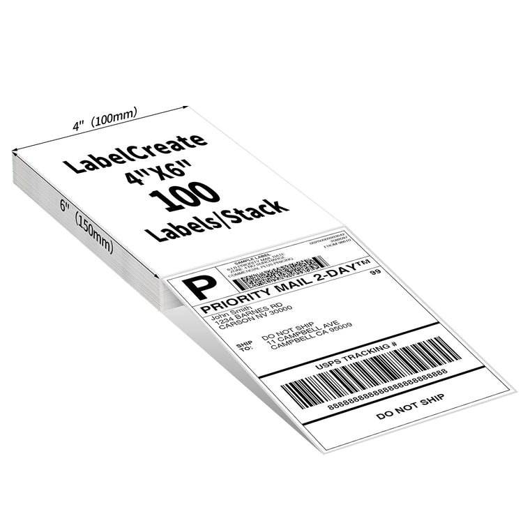 4x6 Thermal Printer Labels (100 Count)