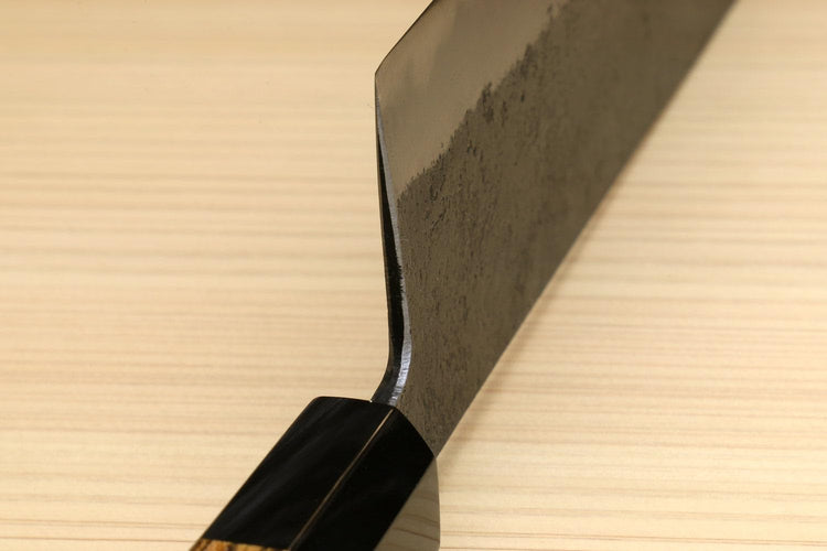 Nashiji High Carbon White Steel #2 Japanese Nakiri Vegetable Knife with Cocobolo Wood Handle