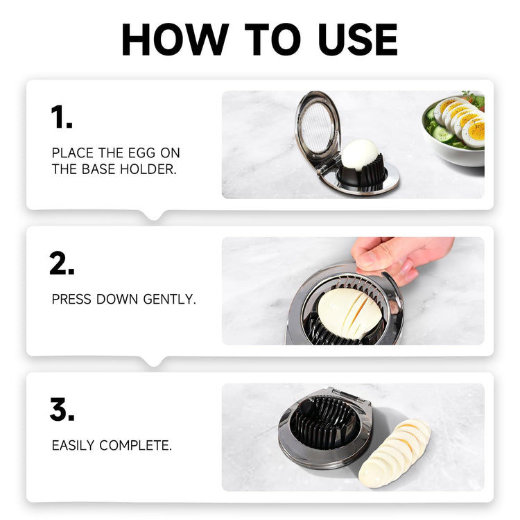 Egg Slicer for Hard Boiled Eggs