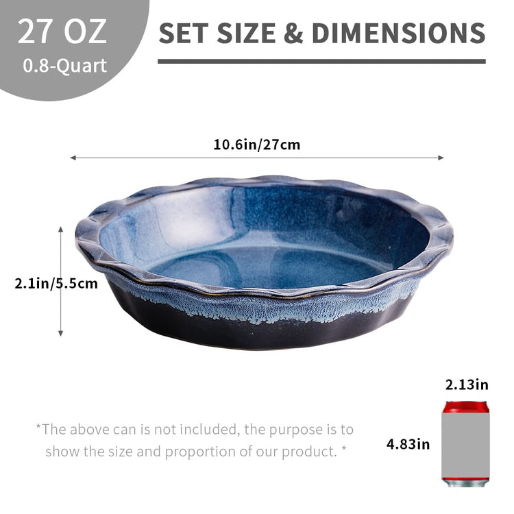 Ceramic 9 Inches Pie Plate