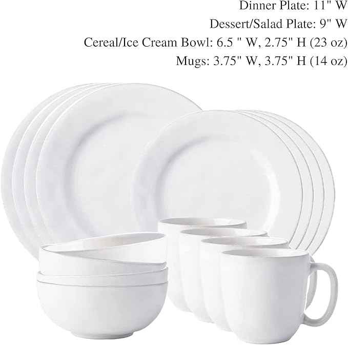 Juliska Puro 16pc Place Setting - Whitewash