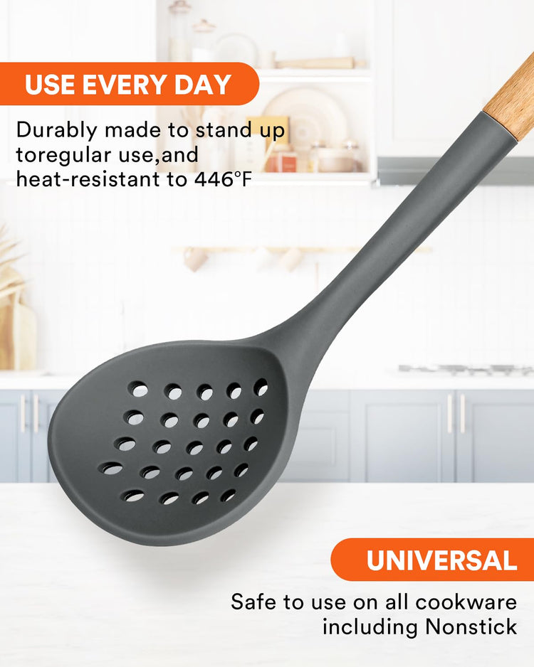 Silicone Kitchen Ladle Strainer